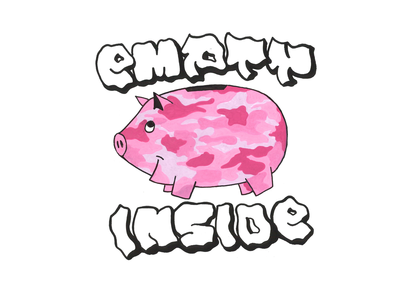 "PIGGY BANK" ORIGINAL PRINT